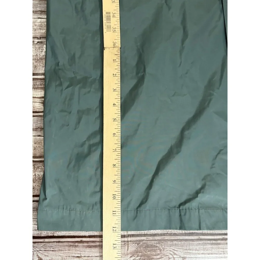 Todd Snyder nylon trech coat size M color green Teal NWOT long 48